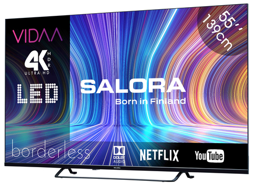 Salora 55UV210 TV 139.7 cm (55") 4K Ultra HD Smart TV Wi-Fi Black 250 cd/m² – image 3