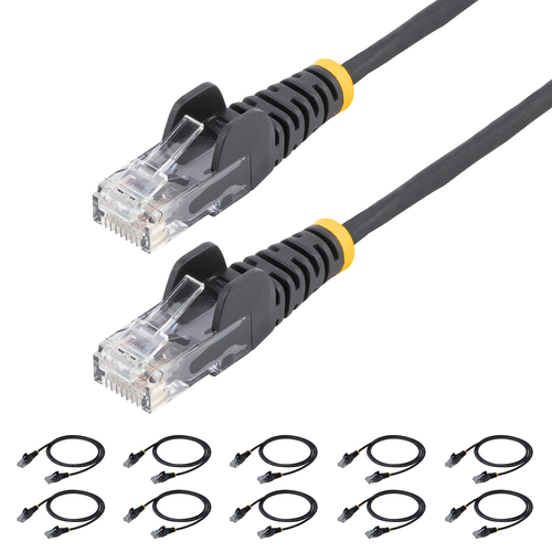 StarTech.com N6PAT6INBKS10PK