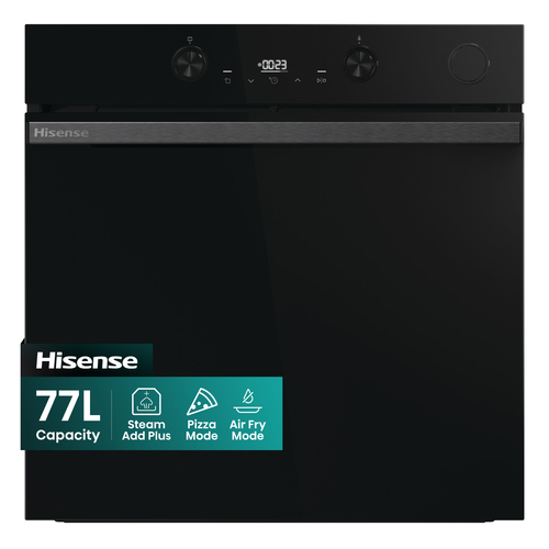 Hisense Hi4 BlackLine BSA66226ADBGUK Built In Electric Single Steam Oven - Black – image 2