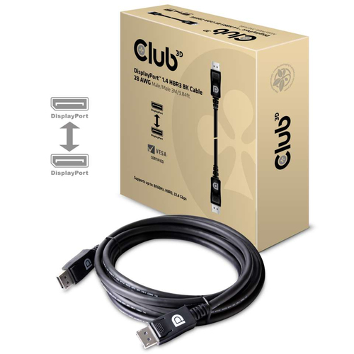 Club 3D DisplayPort 1.4 HBR3 8K kabel, afbeelding 2