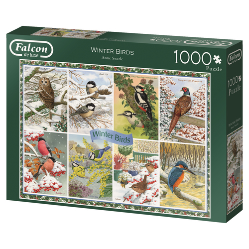 Falcon de luxe Winter Birds 1000 pcs Pusle 1000 tk Fauna