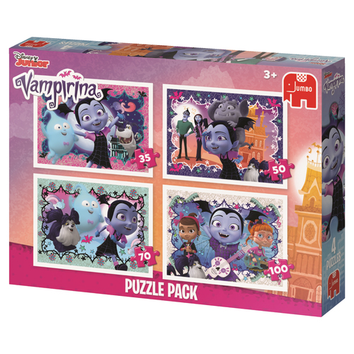 Disney Vampirina 4 Puzzles Pusle 35 tk Multifilmid