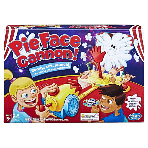 Hasbro Pie Face Canon Kaardimäng Õnnemäng