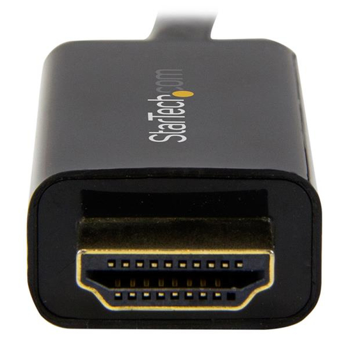 StarTech.com 3 ft (1 m) DisplayPort to HDMI Adapter Cable - 4K DisplayPort to HDMI Converter Cable - Computer Monitor Cable (DP2HDMM1MB) Videoadapterkabel 1m Sort – billede 5