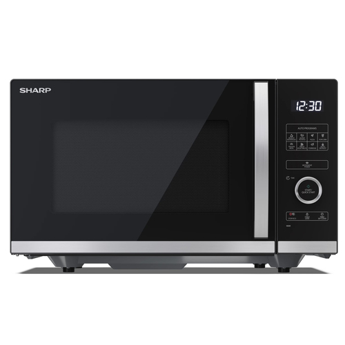 Sharp YC-QS254AE-B микроволновая печь Черный, Нержавеющая сталь Обычная (соло) микроволновая печь Столешница 25 L 900 W