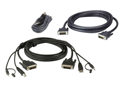 10FT. DUAL DISPLAY DVI-D SECURE KVM CABLE KIT