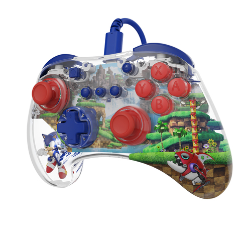 PDP REALMz Wired Controller: Sonic Green Hill Zone, For Nintendo Switch & Nintendo Switch - OLED Model – image 4