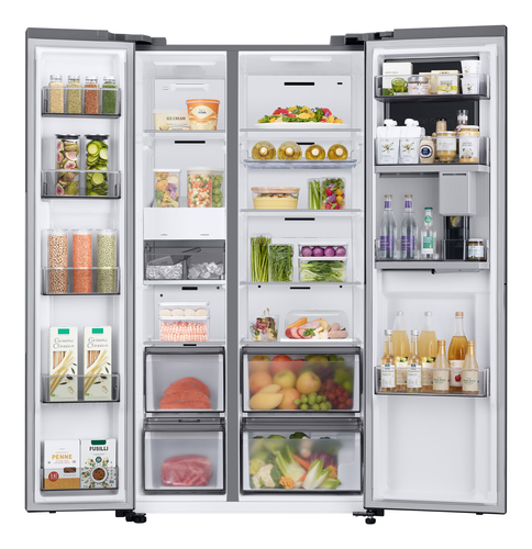 Samsung RH69DG893ES9EU American Style Fridge Freezer with Beverage Centre™ - Refined Inox – image 2