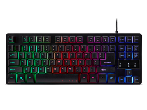 Acer Nitro Gaming Keyboard, NKW120, TKL 80%, Mechanical Key Switch, 3-Zone RGB, USB Standard, Black – image 2