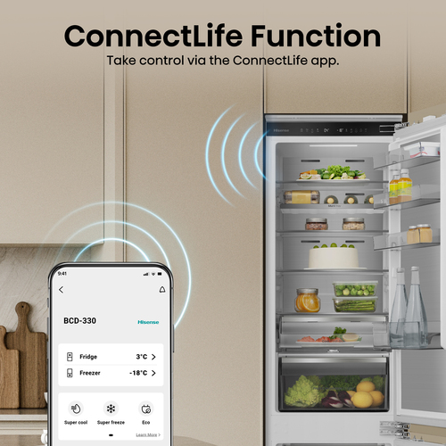 Hisense Fridge/freezer RB5B280SSWC BK070 – image 3