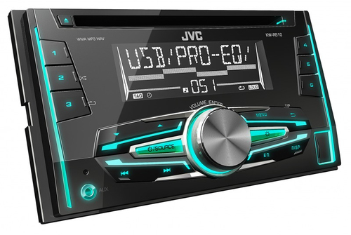 JVC KW-R510 car media receiver Black