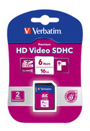 Verbatim 16GB HD Video SDHC