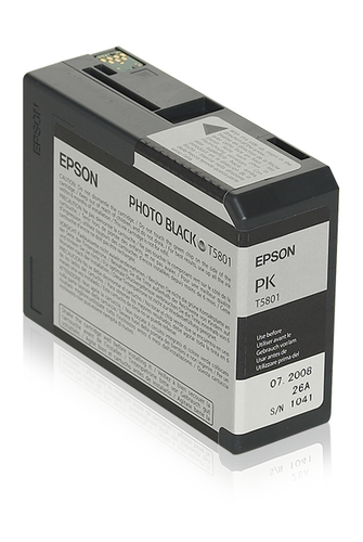 Epson T5801 Black Ink Cartridge 80ml - C13T580100