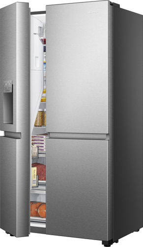 Hisense PureFlat Infinite RS818N4IIE American-Style Smart Fridge Freezer - Stainless Steel - image 3