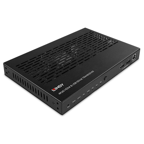 Lindy 38365 AV extender AV transmitter Black