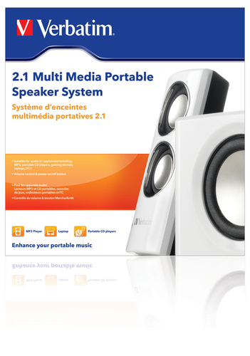 Verbatim 2.1 Multi Media Portable Speaker System – image 5