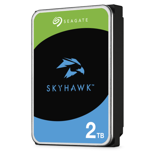 DISCO DURO INTERNO SEAGATE SKYHAWK 2TB 35 ESCRITORIO SATA3 6GB/S 256MB 5400RPM VIDEO VIGILANCIA 24X7 DVR Y NVR 1-8 BAHIAS 1-64 CAM ST2000VX017 - ST2000VX017