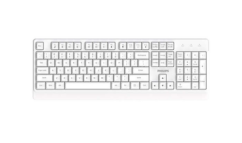 Philips 3000 series SPK6347W/93 keyboard Office RF Wireless QWERTY English White