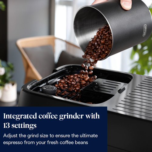 Delonghi Bean to Cup Automatic Coffee Machine, Magnifica Plus in Black Black - image 3