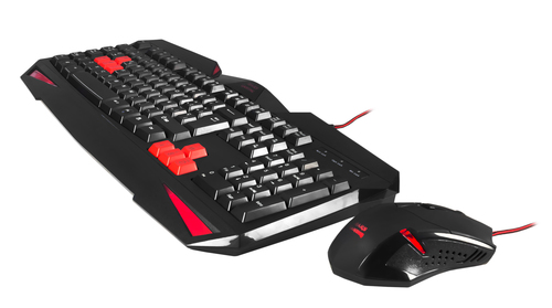 Mars Gaming MCP1 keyboard Mouse included Black, Red – image 2