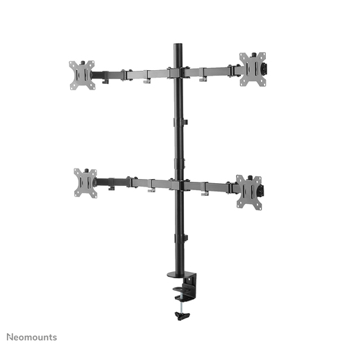 Neomounts FPMA-D550D4 - Bevestigingskit (bureauklembevestiging, pakkingring bevestiging, paal, 4 VESA-adapters, 4 armen), afbeelding 3