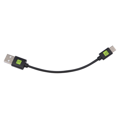 Techly USB2.0 Kabel ST Typ-A - ST Typ-C schwarz, 0,1m, afbeelding 2