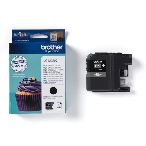 Original Brother LC123BK Black Ink Cartridge - image 3