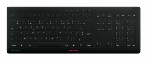 Contour Design JK-8552FR-2 клавиатура Универсальная Беспроводной RF AZERTY Французский Черный