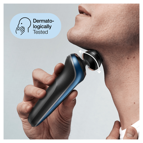 Braun Series 6 60-B1500s Foil shaver Trimmer Blue – image 7
