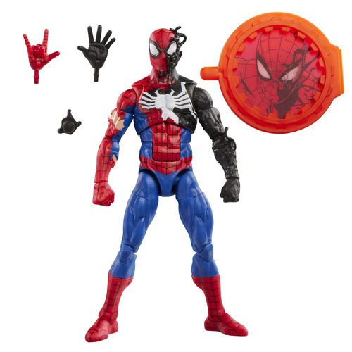 Figura Marvel Legends Series Secret Wars Spider-Man Alien Costume