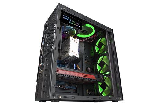 Mars Gaming MCGGREEN computer case Midi Tower Black – image 5