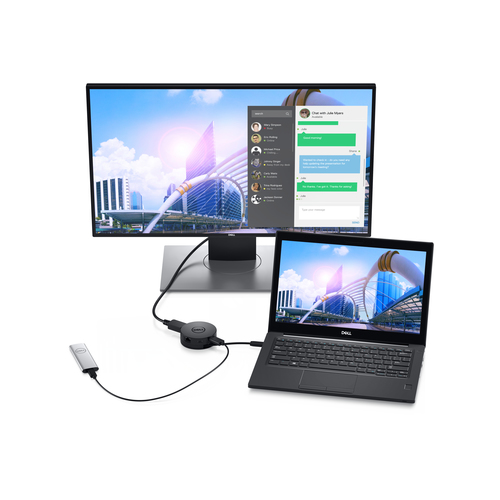 Dell DA300 Wired USB 3.2 Gen 2 (3.1 Gen 2) Type-C Black – image 7