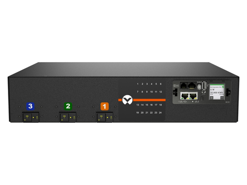 Vertiv Geist MNR5MDR6-24CF18-3TL15A0H10-S power distribution unit (PDU) 24 AC outlet(s) 0U Black