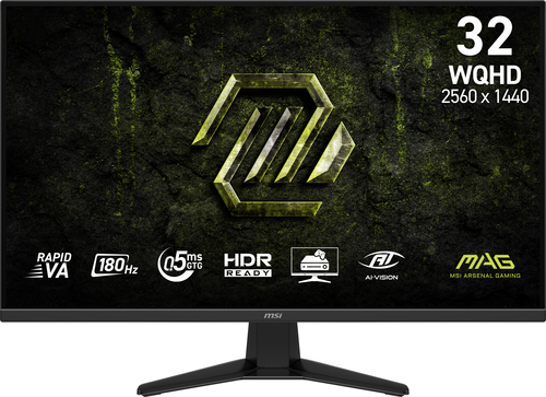 Msi Mag 325QF E18V 31.5" Wqhd 180Hz Gaming Monitor - Black - image 2