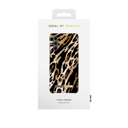 iDeal of Sweden Printed Case Galaxy S21 Iconic Leopard