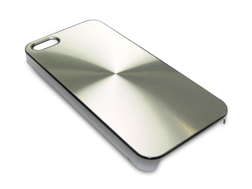 Sandberg Cover iPh 5/5S Alu Circle Silver