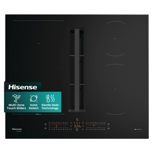 Hisense HEH6432BSCWF 60cm Air Venting Induction Hob - Black - image 4