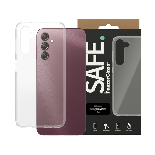 PanzerGlass SAFE. by PanzerGlass® TPU Case Samsung Galaxy A14 | A14 5G | Transparent – image 2