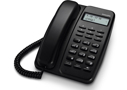 Philips CRD150B/90 telephone Analog telephone Caller ID Black – image 2