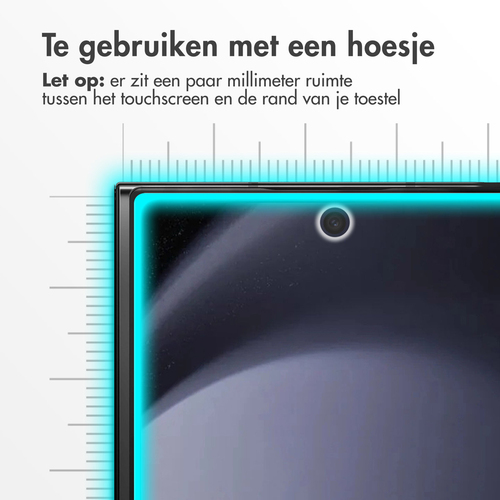 Accezz Gehard Glas Screenprotector Samsung Galaxy Z Fold 6, afbeelding 3