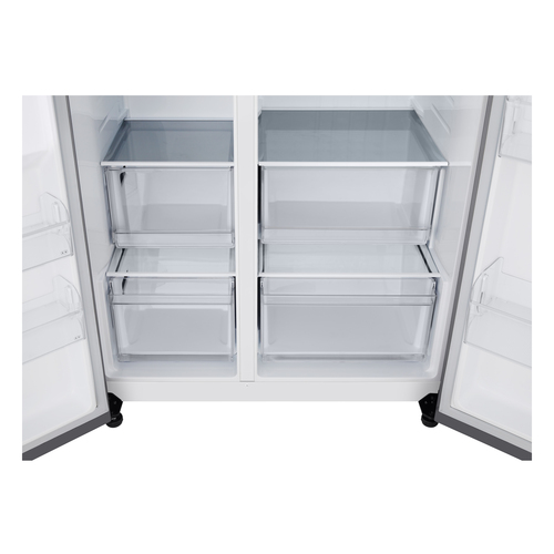 LG NatureFRESH GSBC40PYPE American Style Fridge Freezer - Prime Silver - E Rated – image 9