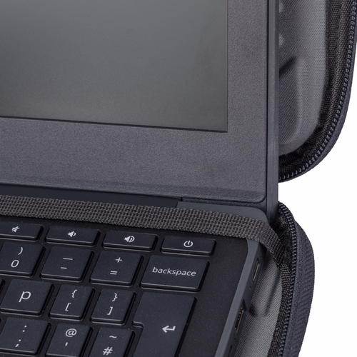 Techair TAE4802 Meet the ultimate 11-12” Chromebook case – it's like a work-in style superhero! Fasten it with secure screen clips, protect with EVA panels, and – image 5