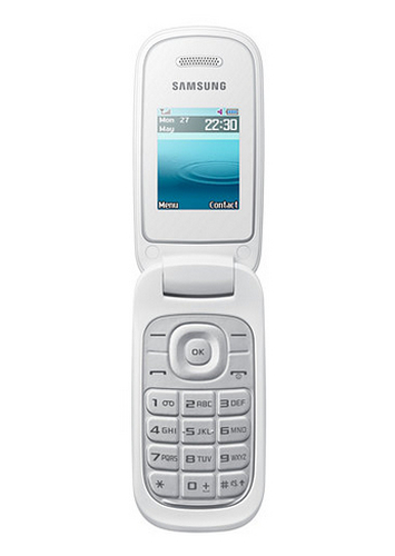 Samsung GT-E1270 4.5 cm (1.77") 82.9 g White