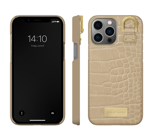 iDeal of Sweden Atelier Case iPhone 12PM/13PM Warm Beige Croco – image 2