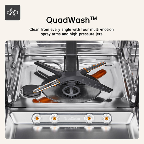 LG DF273FVS 60cm Dishwasher in Silver 14 Place Setting A Rated QuadWas - image 8