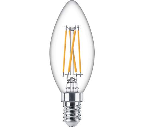Philips Classic LEDCandle DT4.5-40W E14 CRI90 B35CL LED лампа Теплое свечение 4,5 W