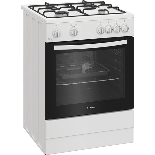 Indesit I6GGMMWUK 60cm Single Oven Gas Cooker in White 4 Gas Burners 6 - image 6