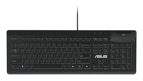 ASUS Smart Card Keyboard KU100 клавиатура Дом/офис USB QWERTZ Немецкий Черный