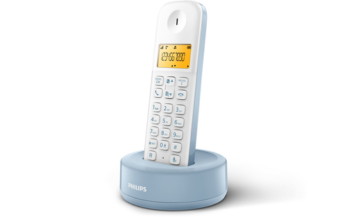 Philips D1301WC/FR telephone DECT telephone Caller ID Cyan, White