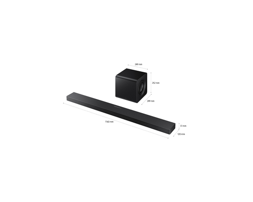 Samsung HW-QS700F/XY soundbar speaker Black 3.1.2 channels – image 5